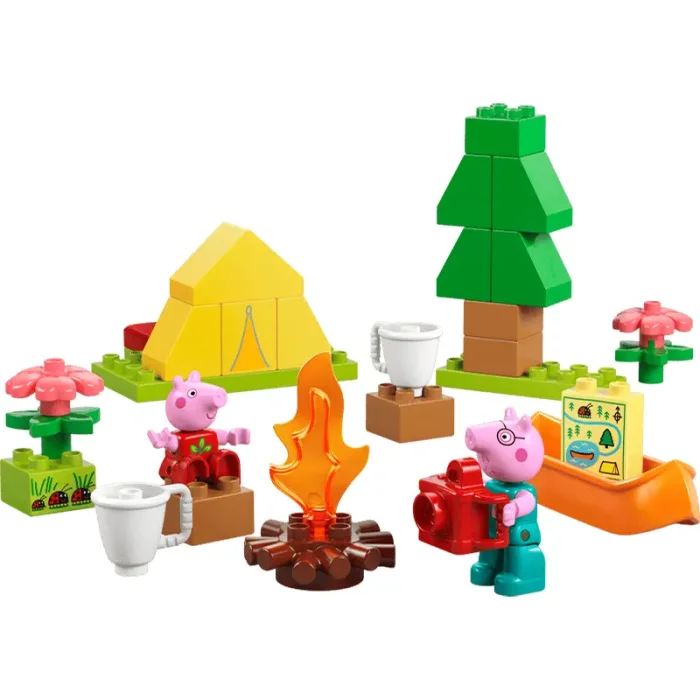 لگو دوپلو  32 قطعه مدل چادر کمپ پپا پیگ LEGO Camping Trip کد 10452