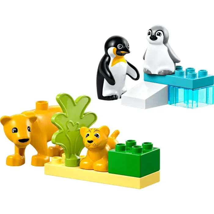 لگو دوپلو 10 تکه مدل قطب Lego Wild Animal Families کد 10442