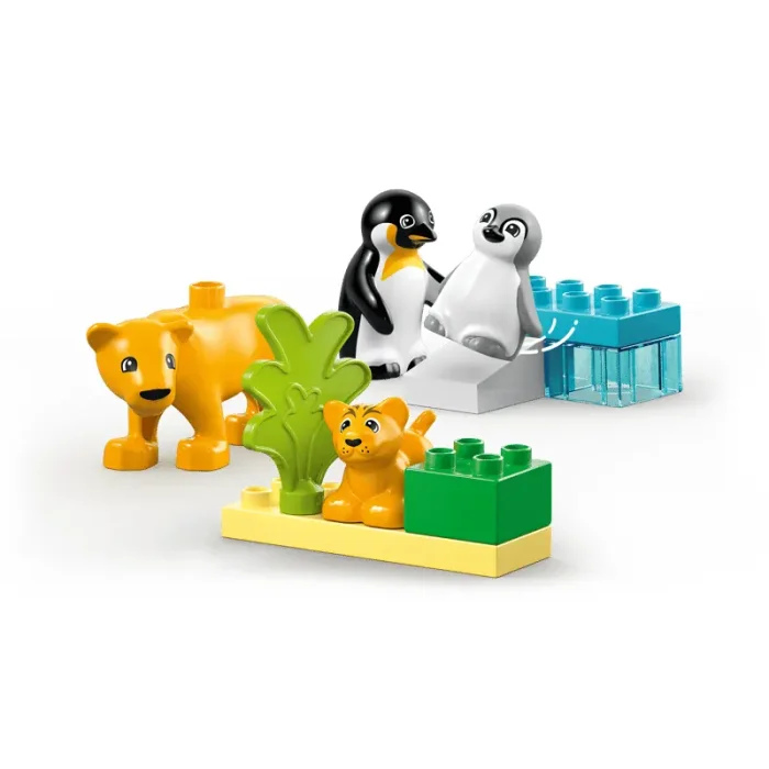 لگو دوپلو 10 تکه مدل قطب Lego Wild Animal Families کد 10442