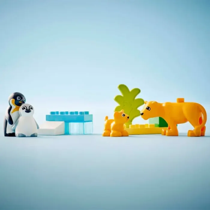 لگو دوپلو 10 تکه مدل قطب Lego Wild Animal Families کد 10442
