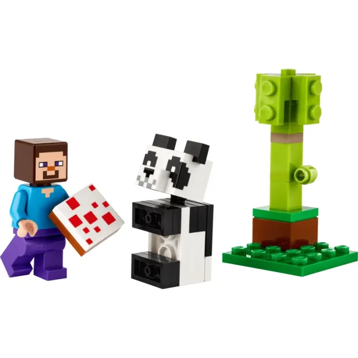لگو ماینکرفت 35 قطعه مدل  Mincraft Steve and Baby Panda کد 30672