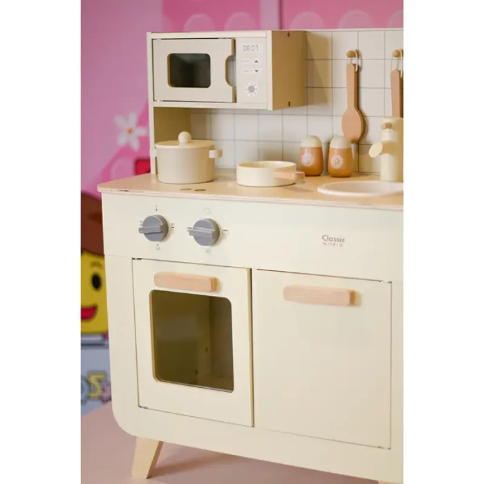 آشپزخانه چوبی کلاسیک ورلد classic world Chef’s Kitchen Set کد 50623