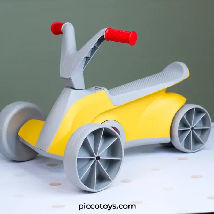 سه چرخه کودک رنگ زرد طوسی کمرنگ کد P/7276/E