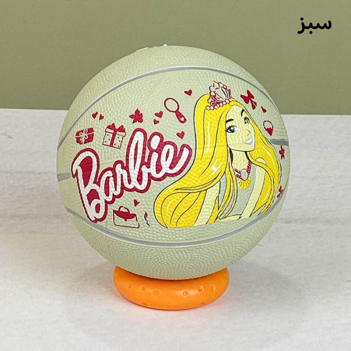 توپ بسکتبال لاستیکی BETA سایز 3 طرح باربی کد BRB6