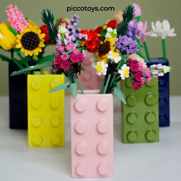 گلدان لگویی سرامیکی سایز 20*10 کد 7685675