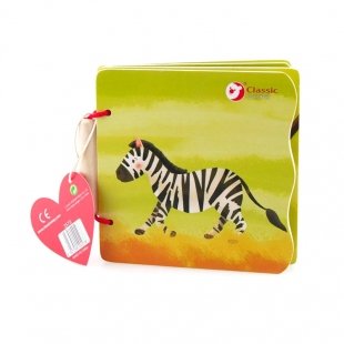 کتاب چوبی کودک حیوانات جنگل classic World مدل 3573