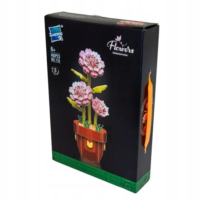 لگو گل میخک به همراه گلدان 405 تکه کد P/116/A
