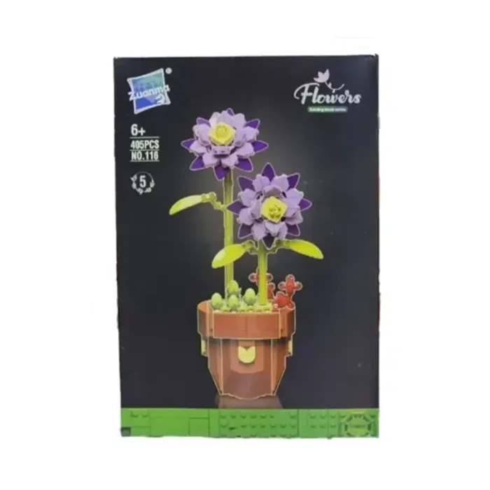 لگو گل اپیفیلوم به همراه گلدان 405 تکه کد P/116/C