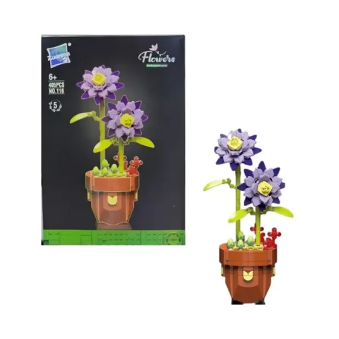 لگو گل اپیفیلوم به همراه گلدان 405 تکه کد P/116/C