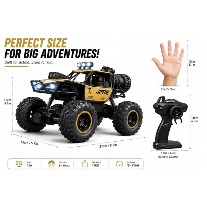 ماکت ماشین کنترلی آفرود با دوربین TRUCK ROCK CRAWLER کد 2188
