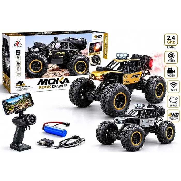 ماکت ماشین کنترلی آفرود با دوربین TRUCK ROCK CRAWLER کد 2188