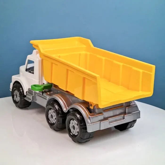 کامیون اسباب بازی خاکریز Maxi Truck سفید زرد کد 6907F8