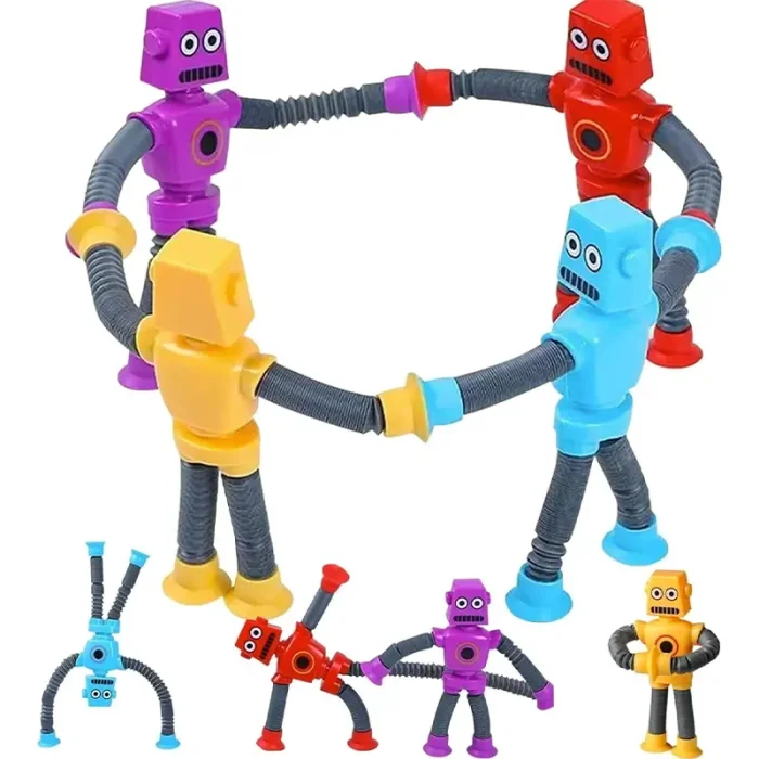 اسباب بازی ربات چسبونک لوله ای کد 7723128