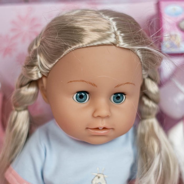 عروسک دخترانه جیشی با لوازم WARM BABY کد 7728625