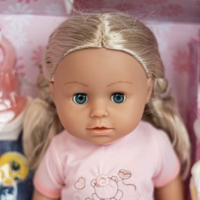 عروسک دخترانه جیشی با لوازم WARM BABY کد 7728625
