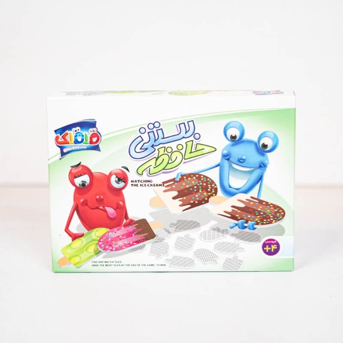 کارت بازی فکری حافظه بستنی کد 200739