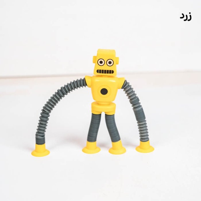 اسباب بازی ربات چسبونک لوله ای کد 7723128