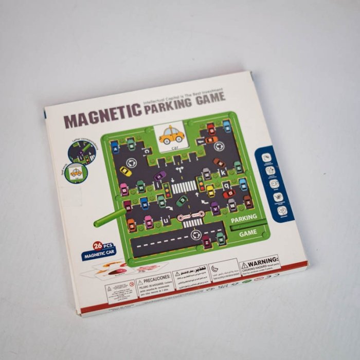 اسباب بازی مگنتی پارکینگ حروف الفبا کد HD166A
