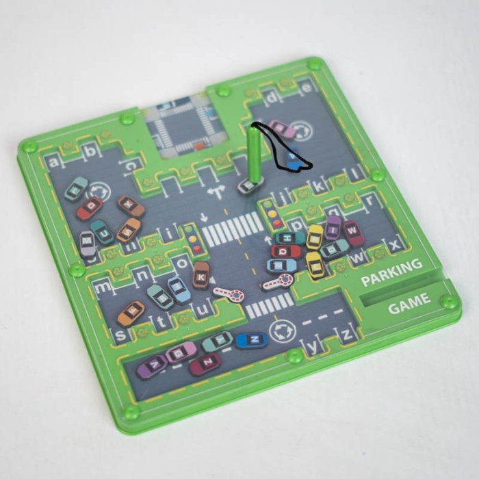 اسباب بازی مگنتی پارکینگ حروف الفبا کد HD166A