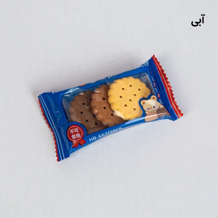 پاک کن فانتزی مدل بیسکویت 3 عددی کد 836672