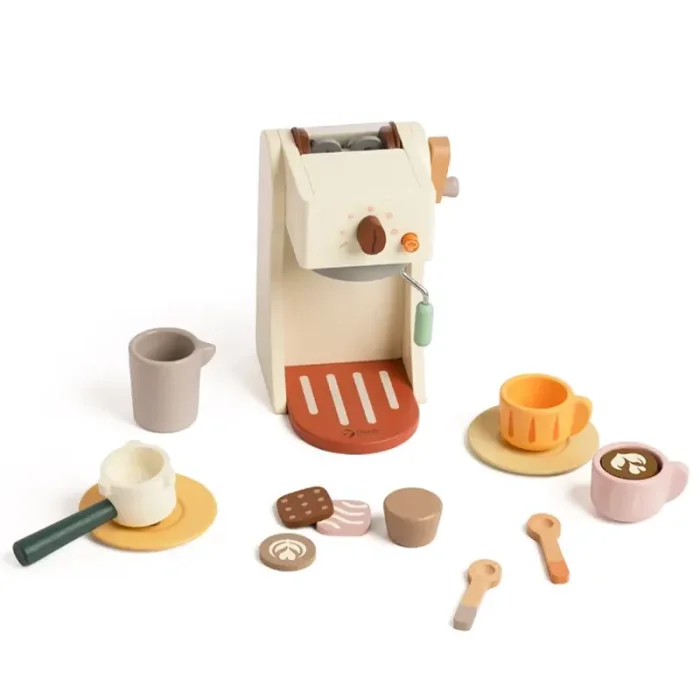 اسباب بازی قهوه ساز چوبی کلاسیک ورلد classic world Coffee Machine کد 50657