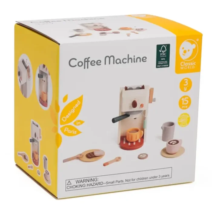 اسباب بازی قهوه ساز چوبی کلاسیک ورلد classic world  Coffee Maker کد 50560