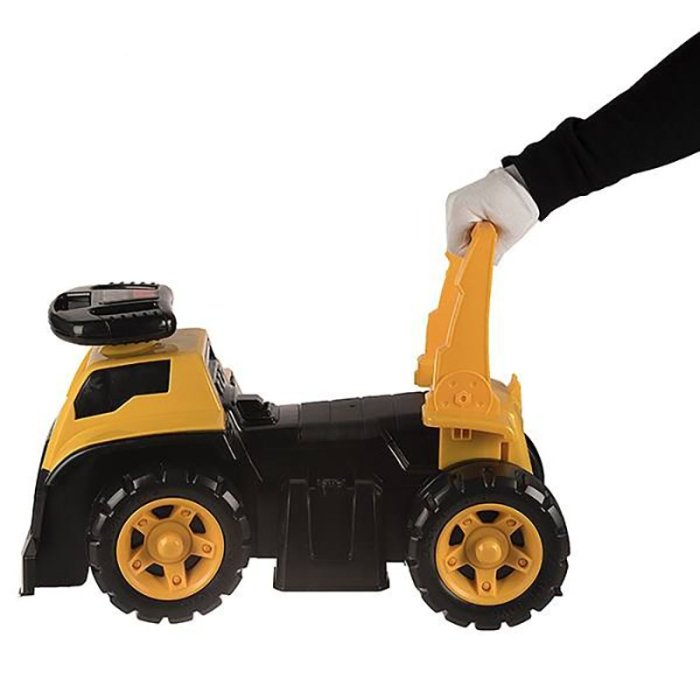 واکر کودک سه کاره طرح کامیون با کلاه زرد کد P/F7/KZ
