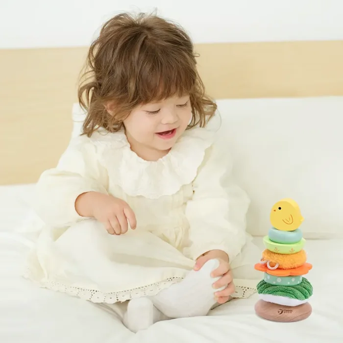 اسباب بازی برج هوش چوبی کلاسیک ورلد مدل جوجه CLASSIC WORLD Birdy Tower کد 20316