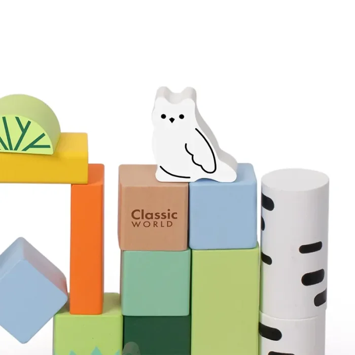 بریکس چوبی 62 تکه کلاسیک ورلد Marble Blocks Classic World کد 20211