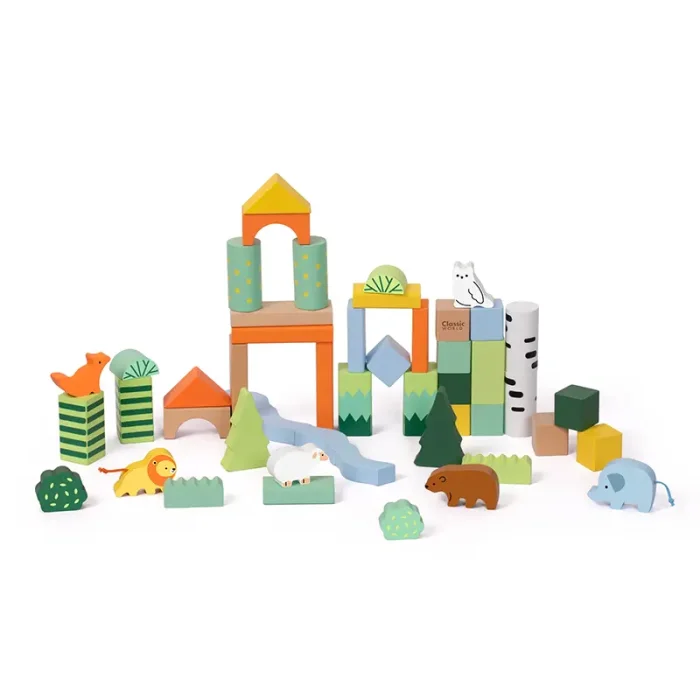 بریکس چوبی 62 تکه کلاسیک ورلد Marble Blocks Classic World کد 20211