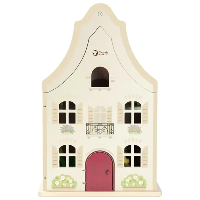 خانه عروسک چوبی وینتیج کلاسیک ورلد Classic World Vintage Dollhouse کد 50620