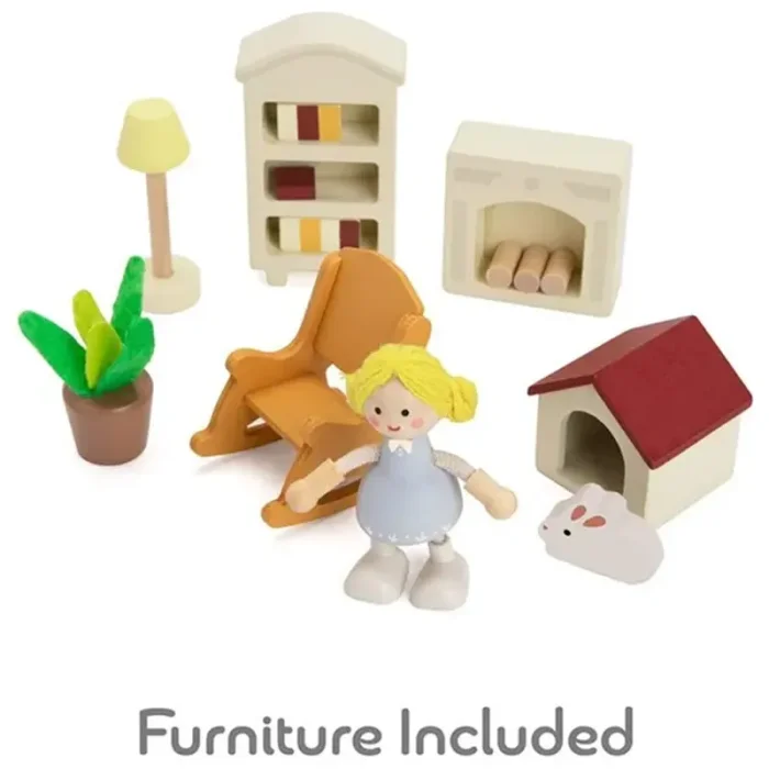 خانه عروسک چوبی وینتیج کلاسیک ورلد Classic World Vintage Dollhouse کد 50620