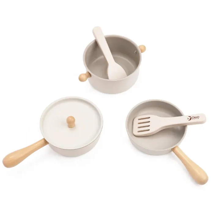 ست ظروف و لوازم آشپزی چوبی کلاسیک ورلد CookiTots classic world کد 50665