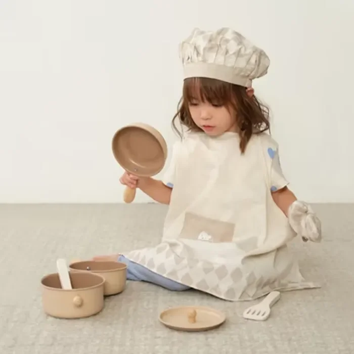 ست ظروف و لوازم آشپزی چوبی کلاسیک ورلد CookiTots classic world کد 50665
