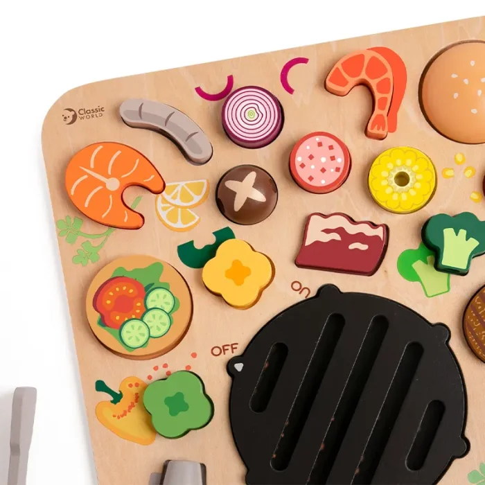 پازل چوبی جاگذاری پیتزا Classic World Pizza Puzzle کد 40066