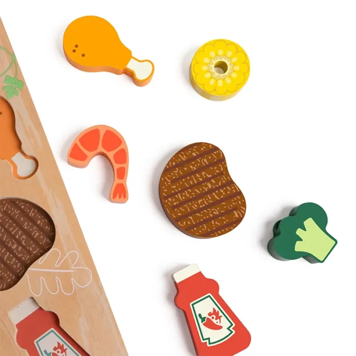 پازل چوبی جاگذاری پیتزا Classic World Pizza Puzzle کد 40066
