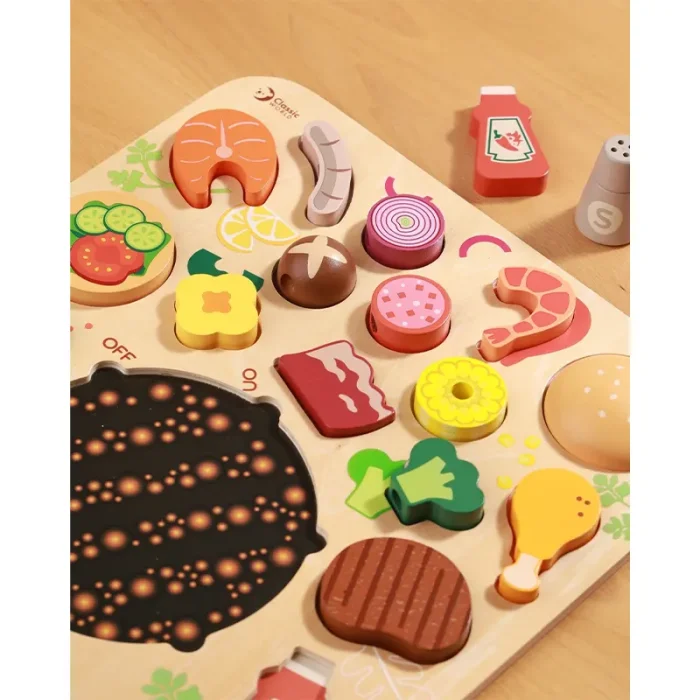 پازل چوبی جاگذاری پیتزا Classic World Pizza Puzzle کد 40066