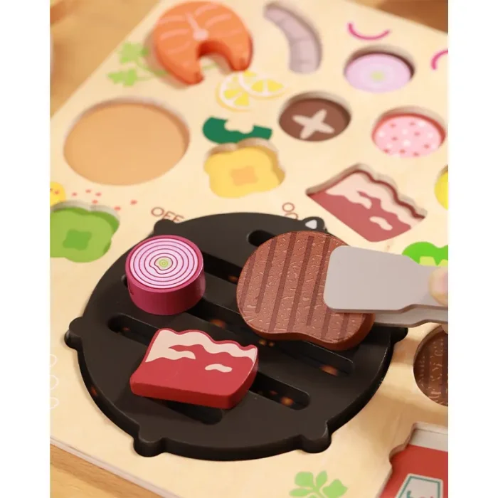 پازل چوبی جاگذاری پیتزا Classic World Pizza Puzzle کد 40066