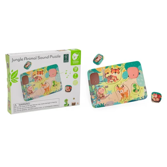 پازل چوبی هندسه کلاسیک ورلد Classic World Geometry Puzzle کد 40063