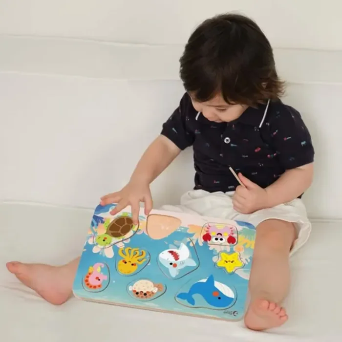 پازل چوبی حیوانات کلاسیک ورلد Classic World Animal Puzzle  کد 40069