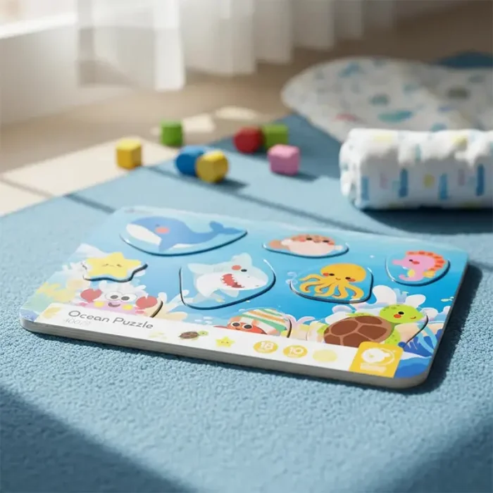 پازل چوبی حیوانات کلاسیک ورلد Classic World Animal Puzzle  کد 40069
