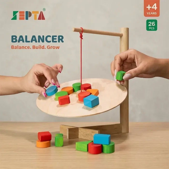 اسباب بازی فکری چوبی صفحه تعادل کد 7761714