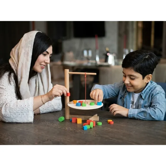 اسباب بازی فکری چوبی صفحه تعادل کد 7761714