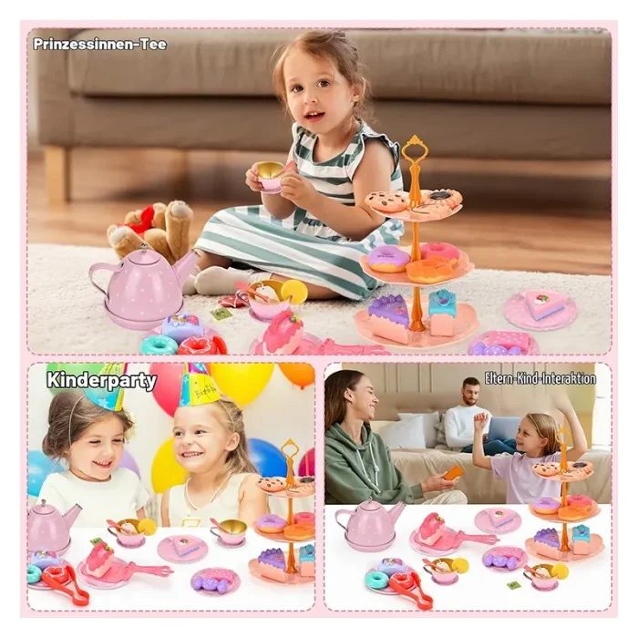 اسباب بازی ست عصرانه خوری کیفی طرح یونیکورن کد M8066