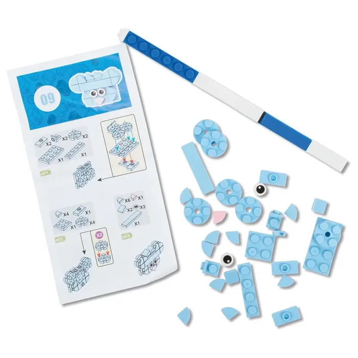 خودکار رنگی لگویی طرح حیوانات کد SM2511A