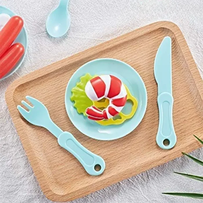 آشپزخانه کودک 36 تکه موزیکال رنگ صورتی کد 889170
