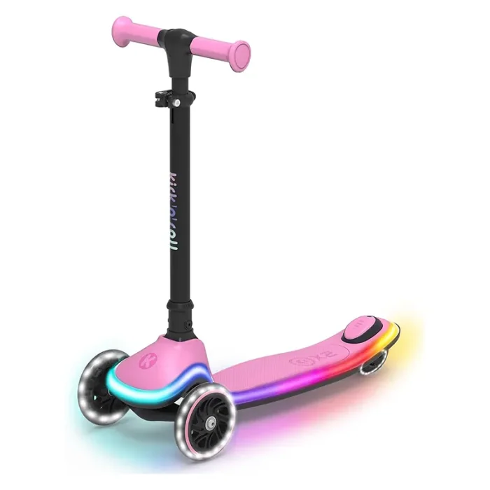 اسکوتر کودک Kick’n’Roll X2 LED رنگ صورتی کد P/X2/C