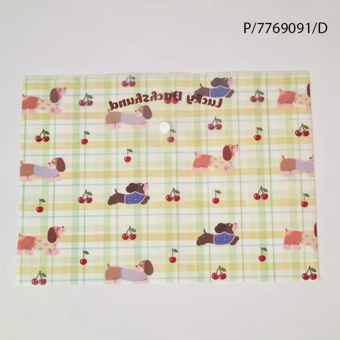 کاور A4 زیپدار فانتزی طرح سگ کد 7769091