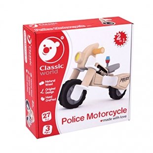 موتور اسباب بازی چوبی پلیس Classic World مدل 3801