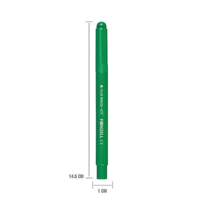 ماژيک 12 رنگ سوپر فونزل FONZEL Super Washable Markers کد 3002